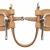 MORS BRISE CUIR SOUS BARBE ET RONDELLES CUIR